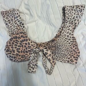 Power 2 the Flower Bikini Top Size M